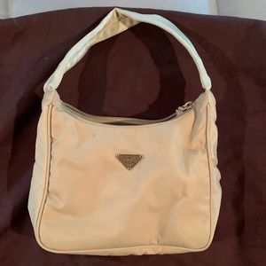 Gently Prada beige small handbag